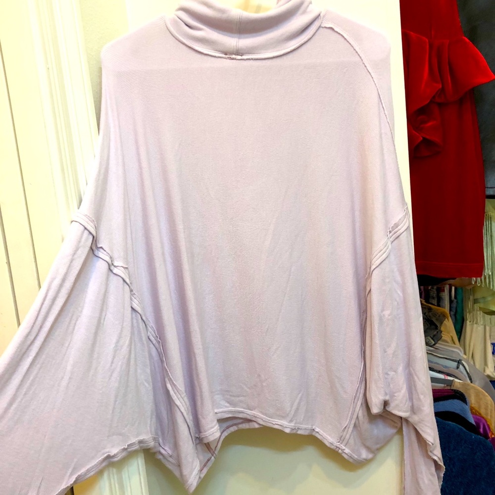 Lavender Free People turtleneck